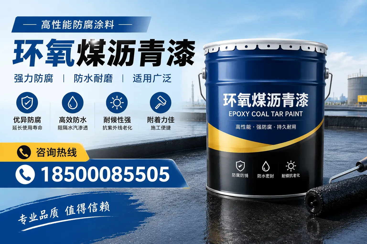 环氧煤沥青漆的主要成分与功能,盐城用户深度了解